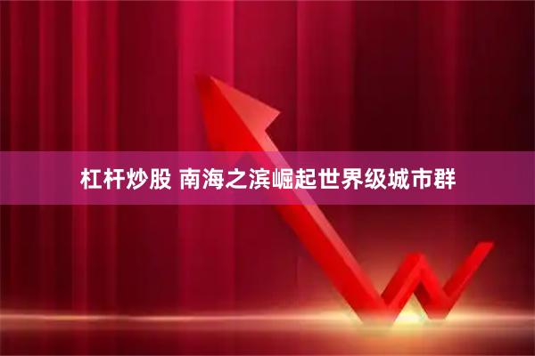 杠杆炒股 南海之滨崛起世界级城市群