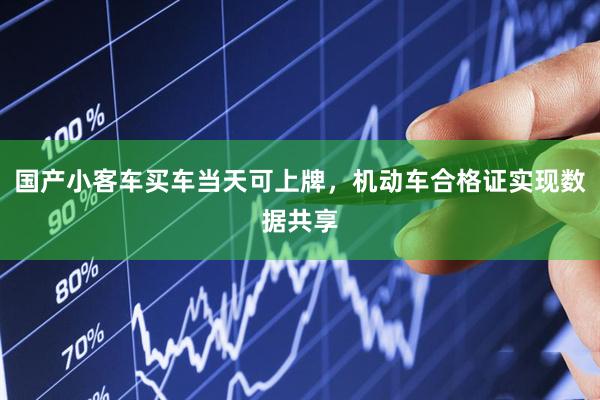 国产小客车买车当天可上牌，机动车合格证实现数据共享