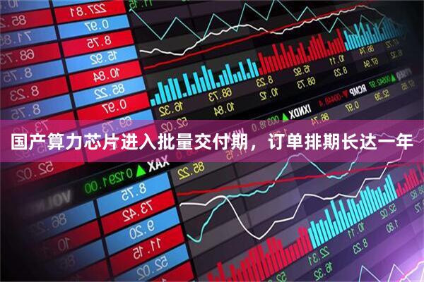 国产算力芯片进入批量交付期，订单排期长达一年